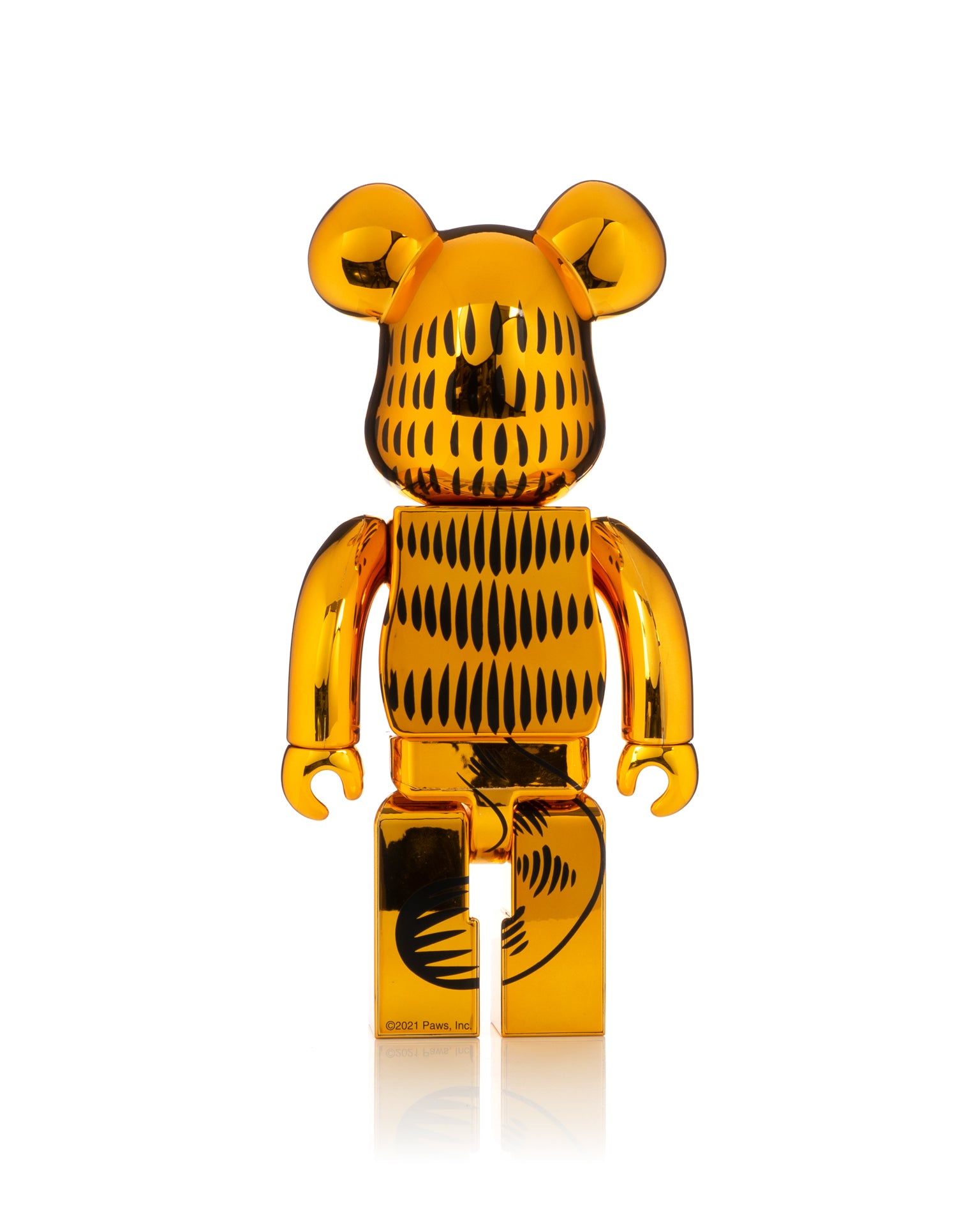Medicom Toy | Be@rbrick Garfield Gold Chrome 100% & 400% | Concrete
