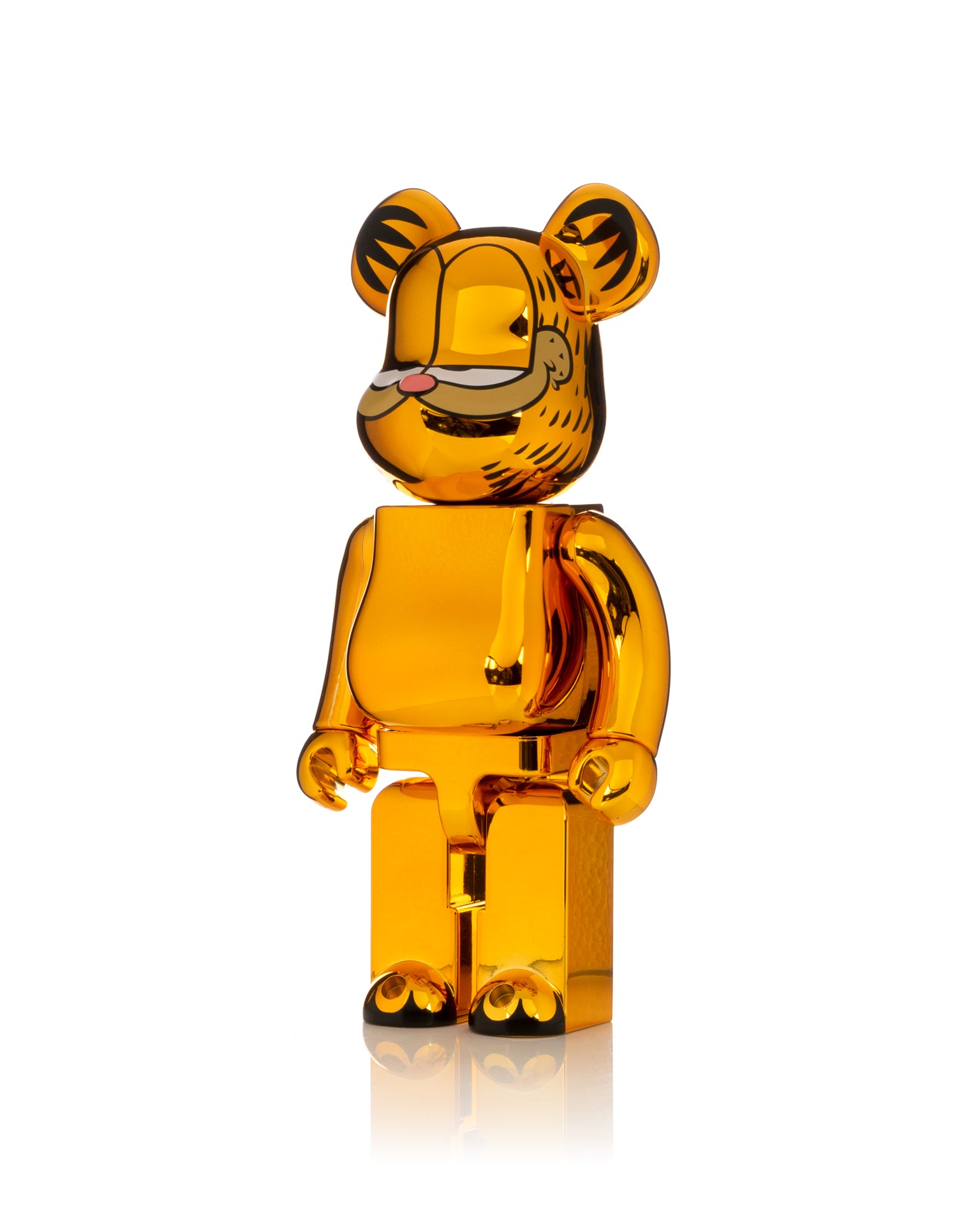 Medicom Toy | Be@rbrick Garfield Gold Chrome 100% & 400% | Concrete