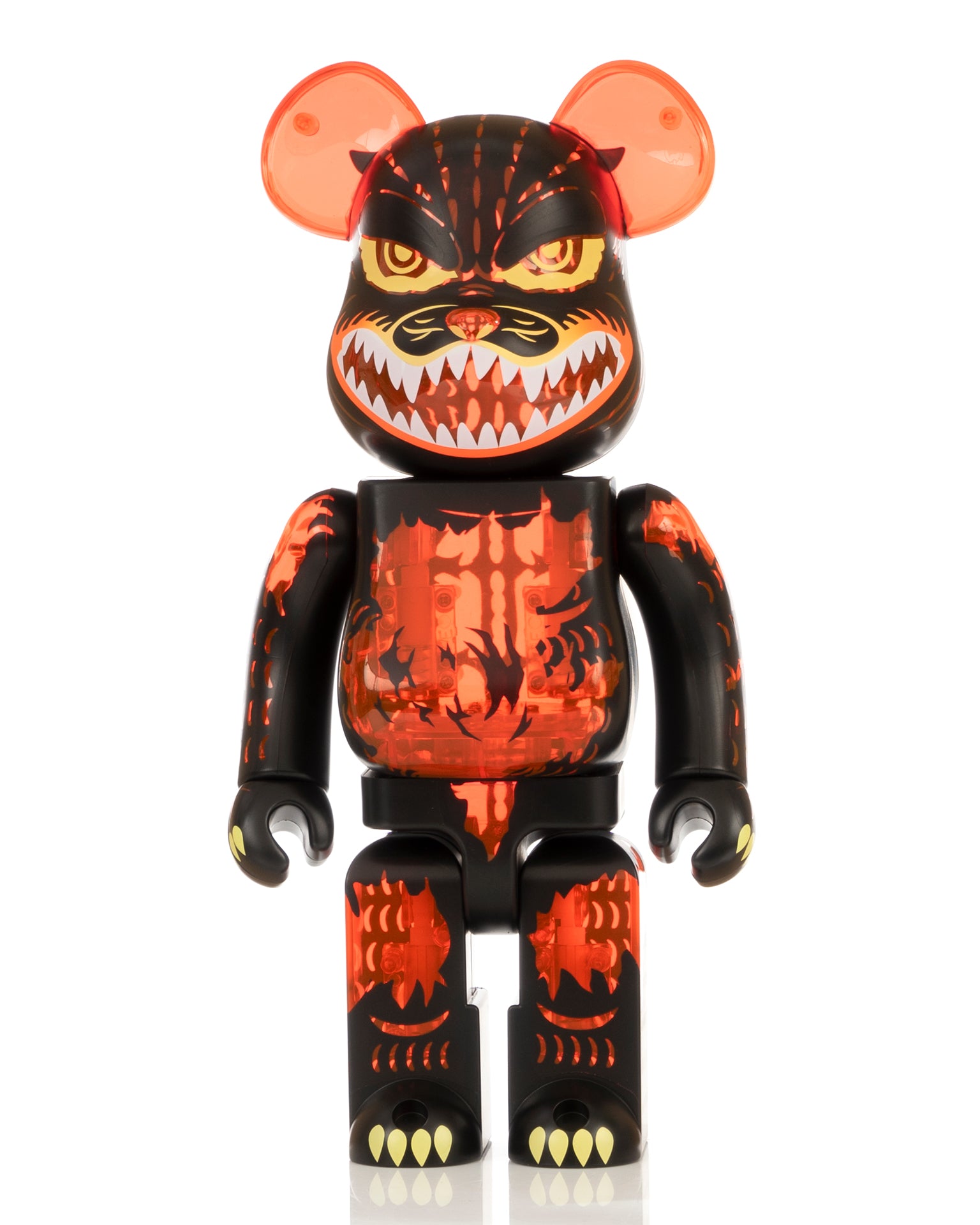 Medicom Toy | Be@rbrick 1000% Godzilla Clear Orange Ver. | Concrete