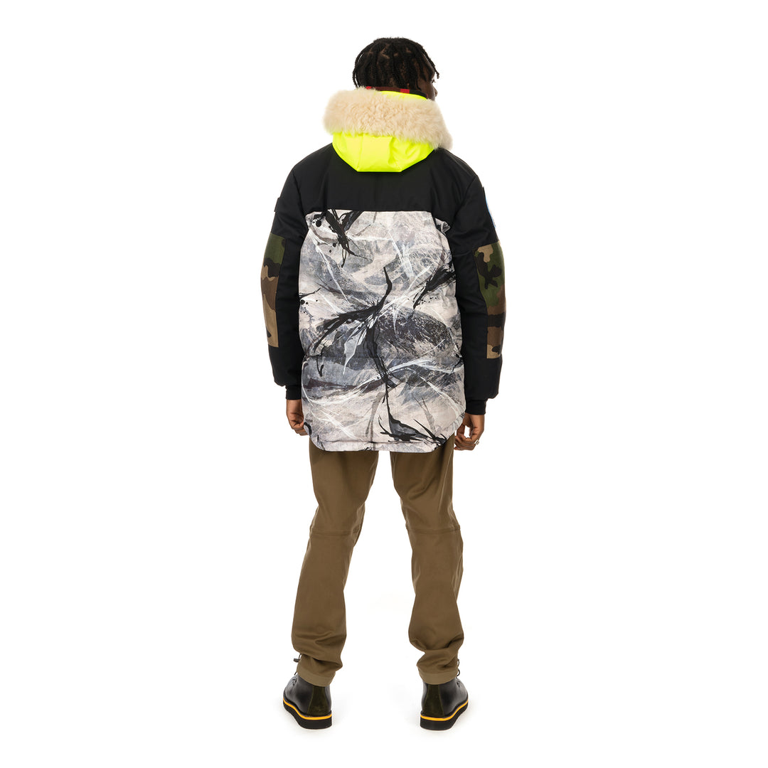Griffin | Reversible Atlantic Parka Snow Camo / Black Majo - Concrete