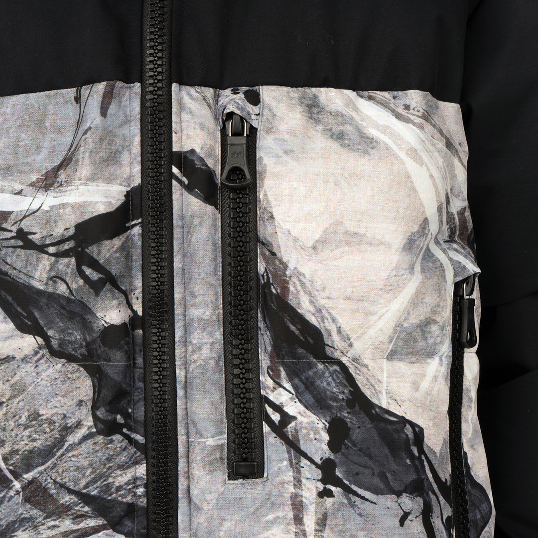 Griffin | Reversible Atlantic Parka Snow Camo / Black Majo - Concrete