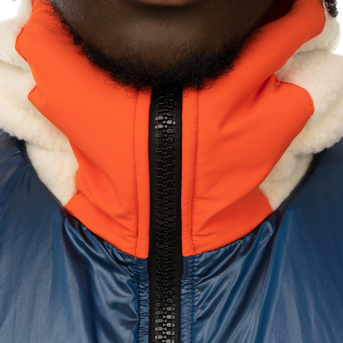 Griffin | Reversible Hooded Jogger Sherpa / Orange - Concrete