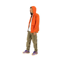 Load image into Gallery viewer, Element x Nigel Cabourn Alder Reversible Blanket Fleece Jacket Orange/Multicolor - Concrete