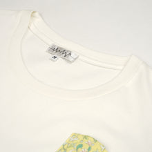 Load image into Gallery viewer, Ground Zero | Chinese Floral Print T-Shirt White / Yellow - Concrete