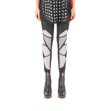 Ground Zero | Birkin Digital Printed Legging Black - Concrete