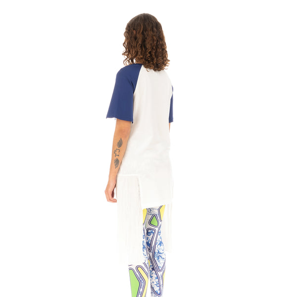 Ground Zero | Blue Master K.Frame T-Shirt Dress White/Blue - Concrete