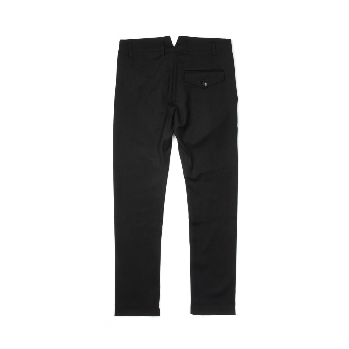 Hansen | W 'Aase' Slim Fitted Trousers Black - Concrete