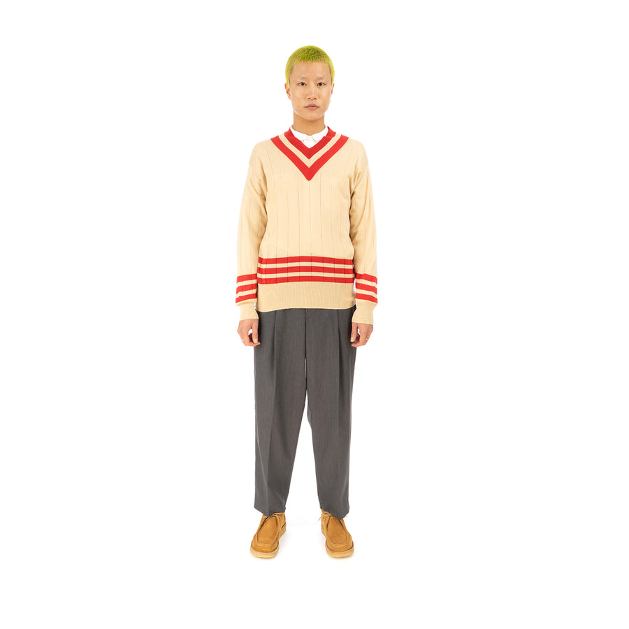 Haversack | Knit Beige / Red 831900-31 - Concrete