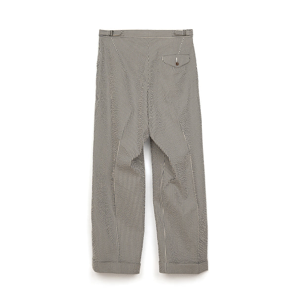 Haversack | Seersucker Stripe Pants Navy 861811-59 - Concrete