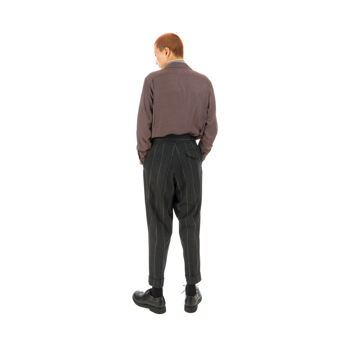 Haversack | Trousers Grey Pinstripe 461907-04 - Concrete