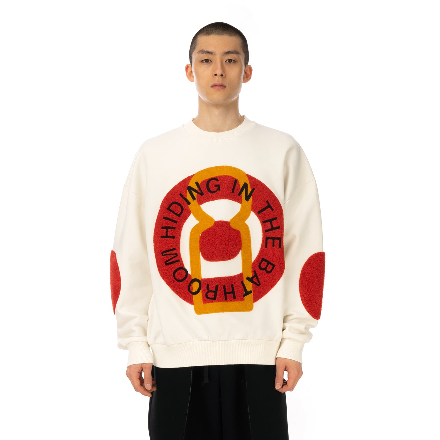 Henrik Vibskov | Big Circle Sweat Off White