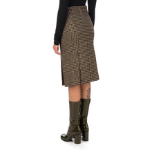 Load image into Gallery viewer, Hope | Pipe Skirt Beige Duo Check - Concrete