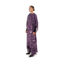 Afbeelding in Gallery-weergave laden, Hope Frill Silk Kaftan Purple Sweep - Concrete