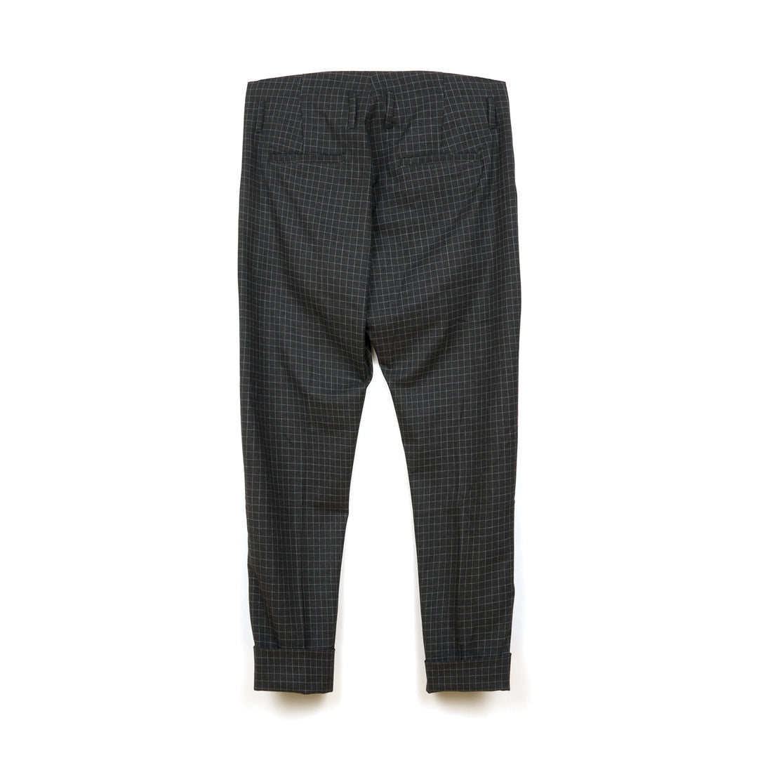 Hope Law Trousers Grey Check - Concrete
