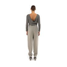 Load image into Gallery viewer, Hope Star Trousers Black Pepita Check - Concrete