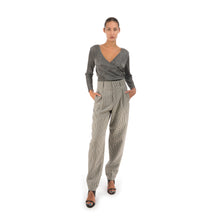 Load image into Gallery viewer, Hope Star Trousers Black Pepita Check - Concrete