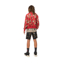 Load image into Gallery viewer, IH NOM UH NIT | Garden Print Bomber Twill Red - Concrete