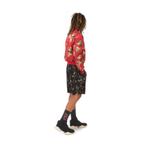 Load image into Gallery viewer, IH NOM UH NIT | Garden Print Bomber Twill Red - Concrete