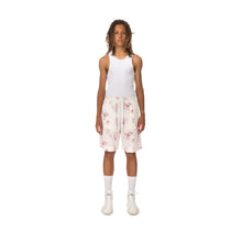 Load image into Gallery viewer, IH NOM UH NIT | Twill Cherry Blossom Print Shorts White - Concrete