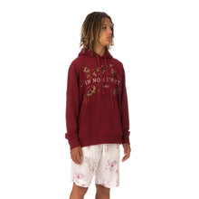 Load image into Gallery viewer, IH NOM UH NIT | Embroidered Koi Fish Hoodie Deep Red - Concrete