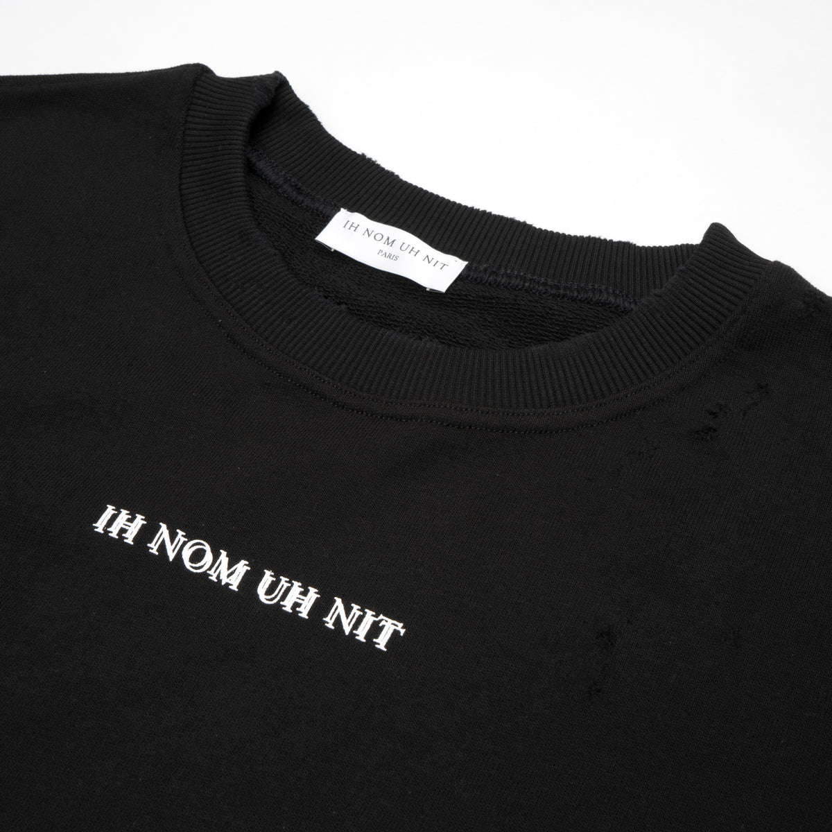 IH NOM UH NIT | Logo Sweatshirt Black - Concrete