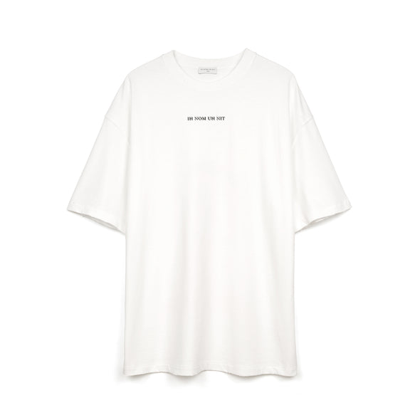 IH NOM UH NIT | Bowie Flash T-Shirt Optic White - Concrete