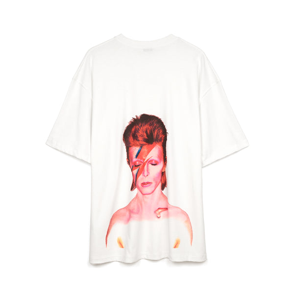 IH NOM UH NIT | Bowie Flash T-Shirt Optic White - Concrete