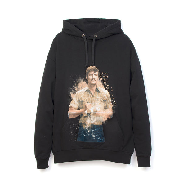 IH NOM UH NIT | 'Pena' Hooded Sweatshirt Black - Concrete