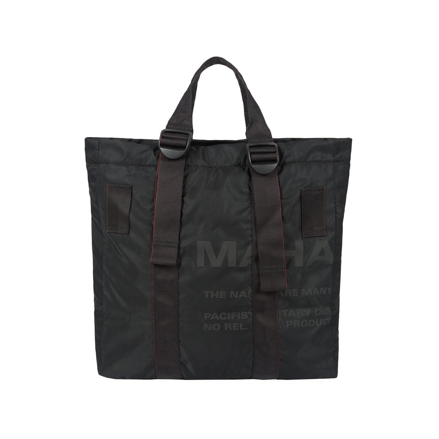 maharishi | Militype Tote Bag Black - Concrete
