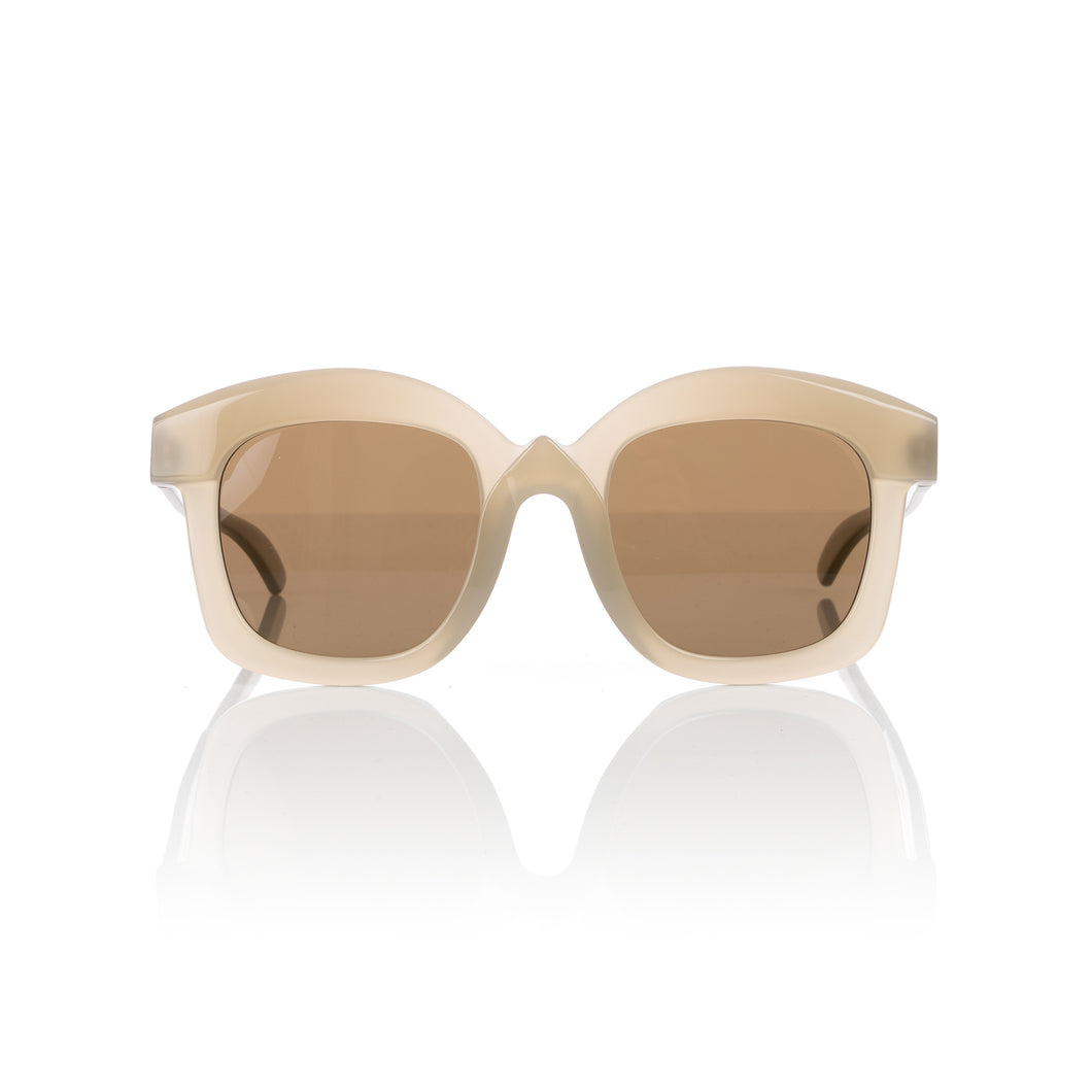 KUBORAUM | Sunglasses & Case K7 50-22 AR Musk - Concrete