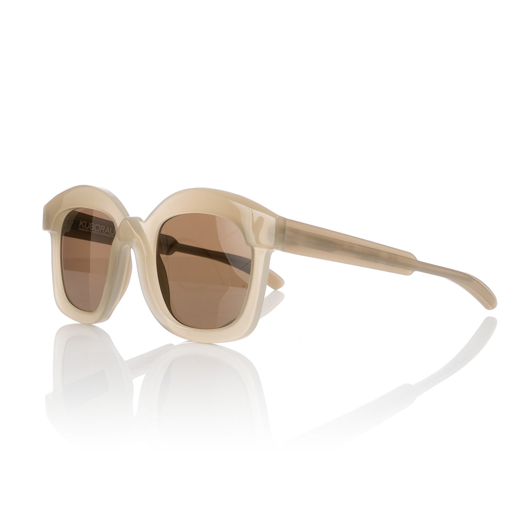 KUBORAUM | Sunglasses & Case K7 50-22 AR Musk - Concrete