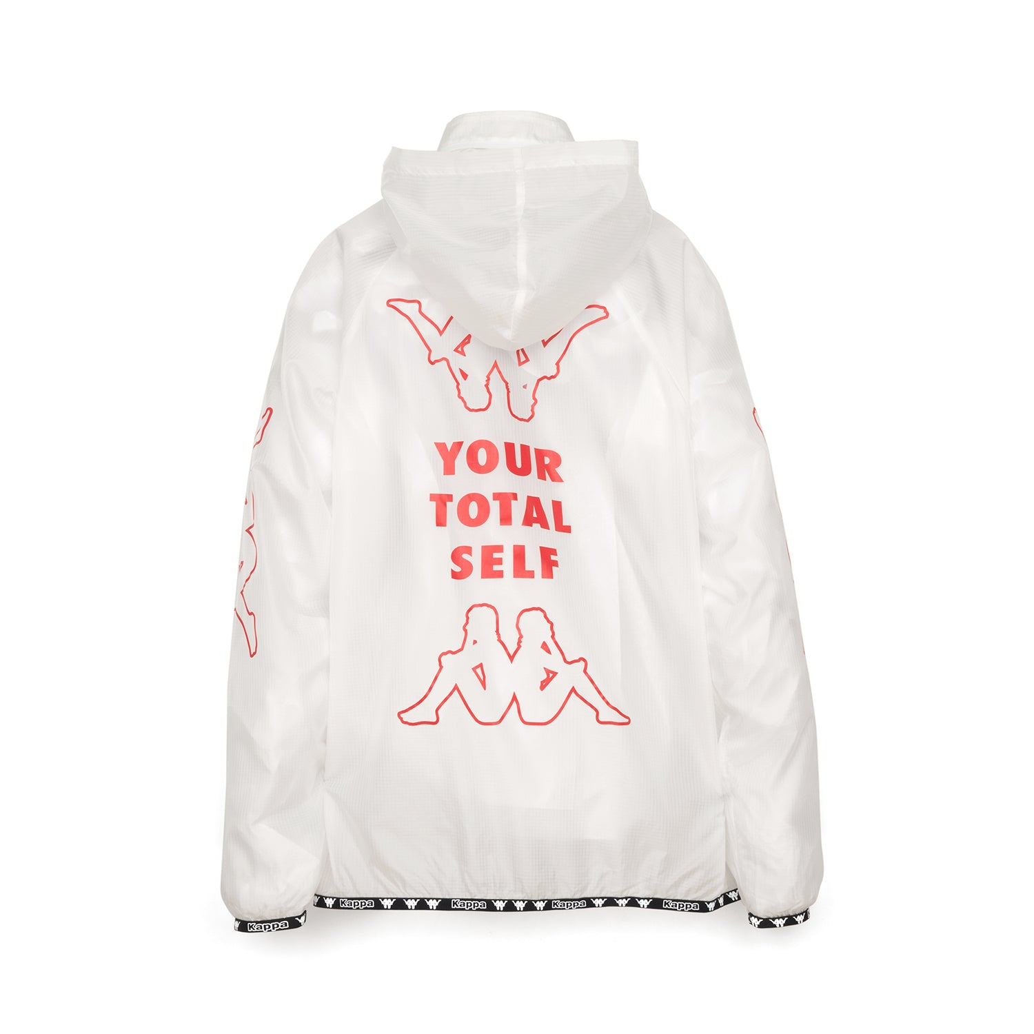 Kappa x A.Four Labs x Shauna T (P.A.M.) Hooded Coach Jacket Clear