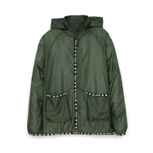 Load image into Gallery viewer, Kappa x A.Four Labs x Shauna T (P.A.M.) Hooded Coach Jacket Olive Drab - Concrete