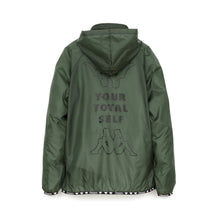Load image into Gallery viewer, Kappa x A.Four Labs x Shauna T (P.A.M.) Hooded Coach Jacket Olive Drab - Concrete