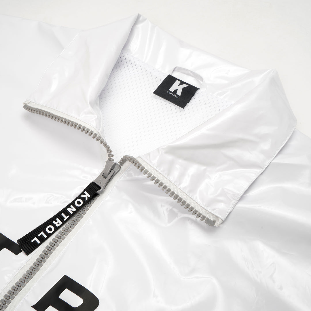 Kappa Kontroll Light Windbreaker Jacket White - Concrete