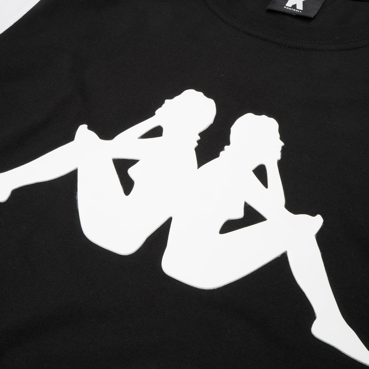 Kappa Kontroll Woman T-Shirt Black / White - Concrete