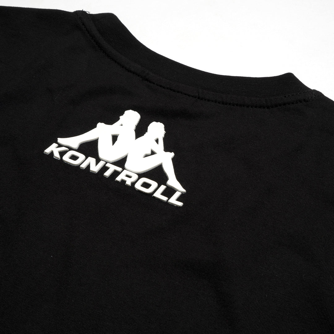 Kappa Kontroll Woman T-Shirt Black / White - Concrete