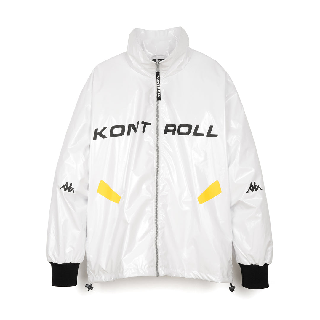 Kappa Kontroll Light Windbreaker Jacket White - Concrete