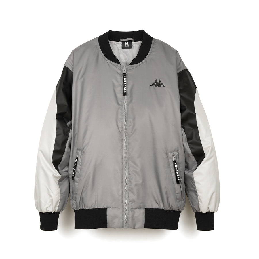 Kappa Kontroll Bomber Black / Grey - Concrete