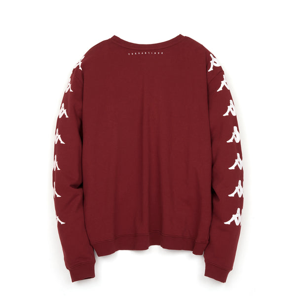 Kappa x Danilo Paura 'Uzai' Oversized Sweater Bordeaux - Concrete