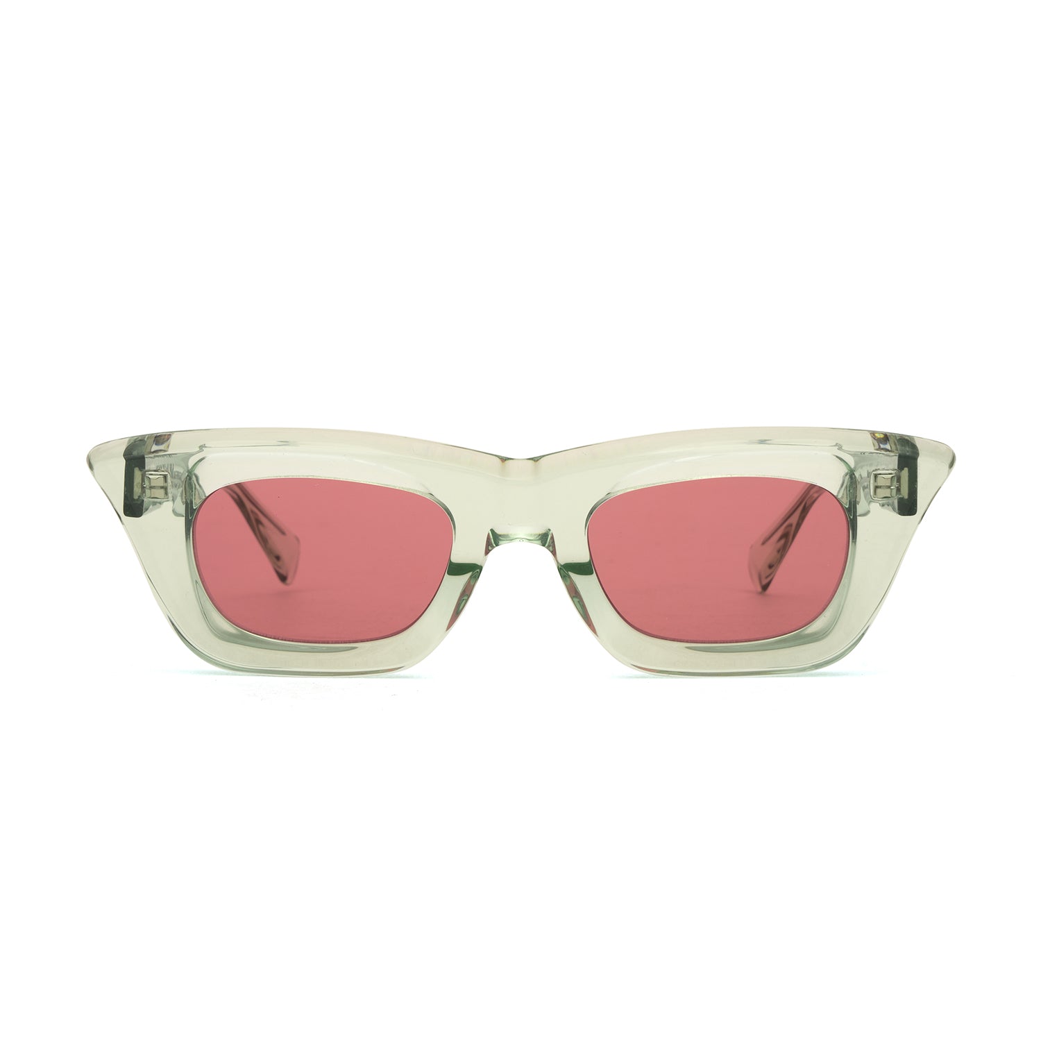 Kuboraum - Mask X12 - Violet + Mint - X12 VM - Sunglasses - Kuboraum Eyewear  - Avvenice