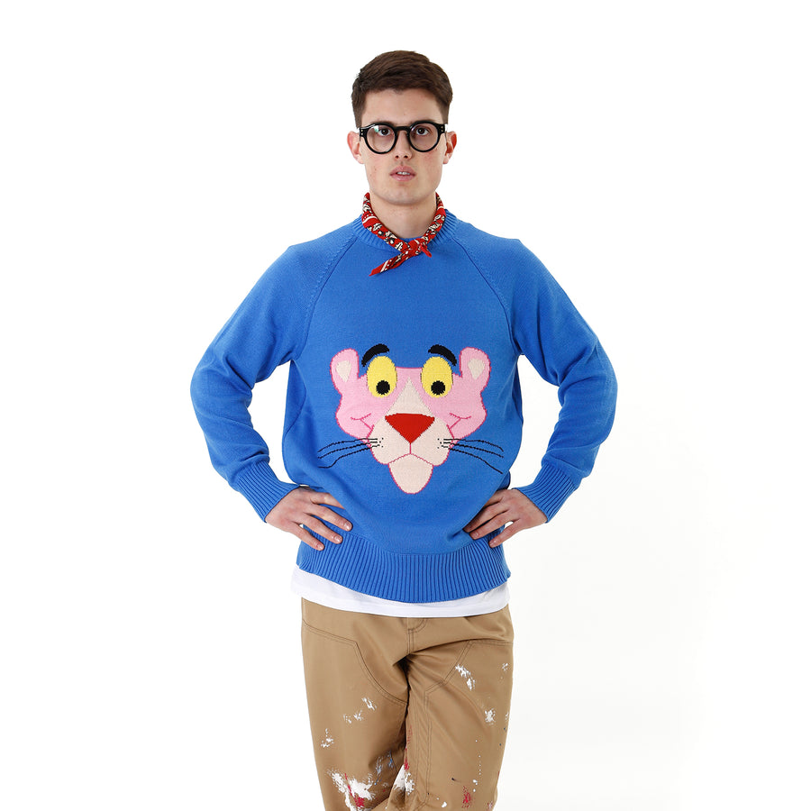 LC23 | Pantera Jacuard Sweater Blue - Concrete