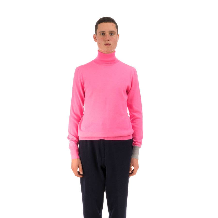 LC23 | Turtleneck Sweater Pink - Concrete