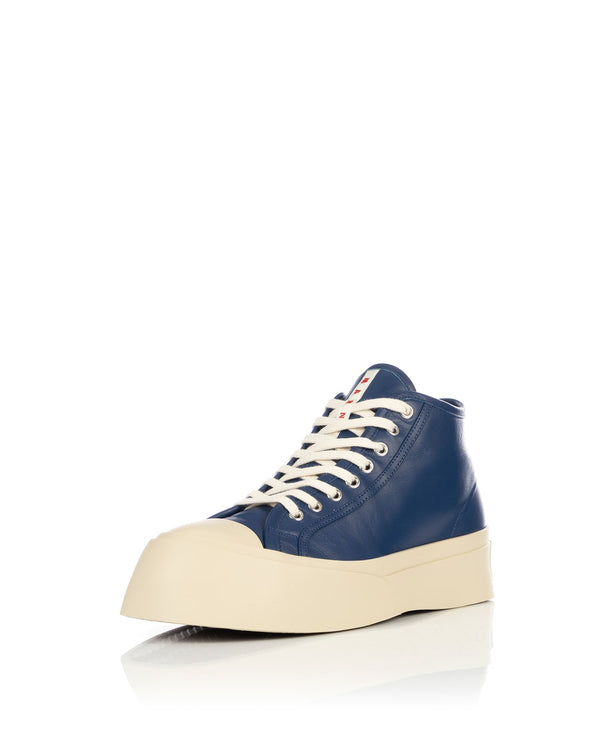 Marni | Pablo Lace-Up Sneaker Blue - Concrete
