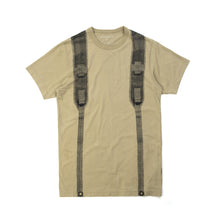 Load image into Gallery viewer, maharishi | Slim T-Shirt Mimic Pack Straps Olive Marl - Concrete