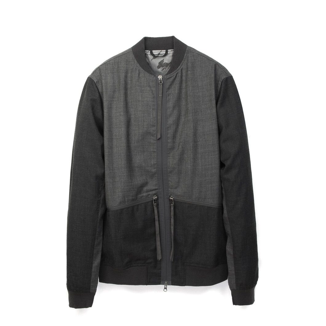 maharishi | Official Short Flight Jacket Charcoal - Concrete