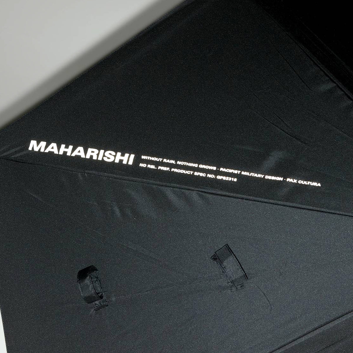 maharishi | x senz° Original Umbrella 3M Militype Print Black - Concrete