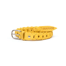 Afbeelding in Gallery-weergave laden, Marios Extra Long Braided Belt Yellow - Concrete