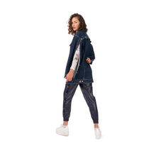 Load image into Gallery viewer, Marios Anarchy Jacket Denim Raw - Concrete
