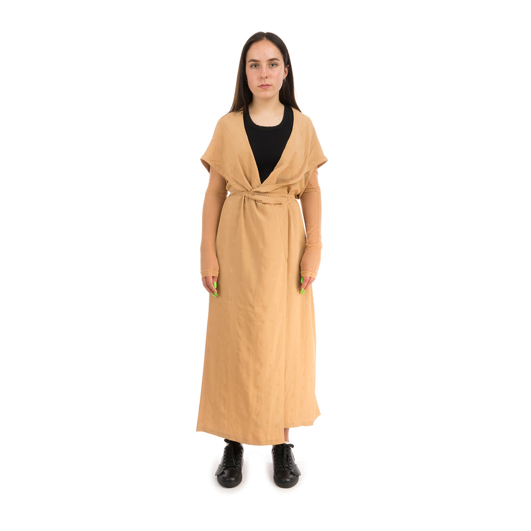 Marios Bedroom Dress Stars Jacquard Naturale - Concrete